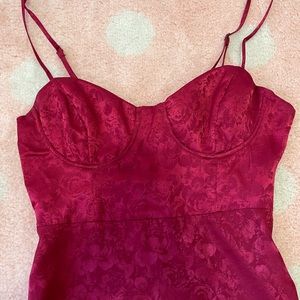 Little red mini dress